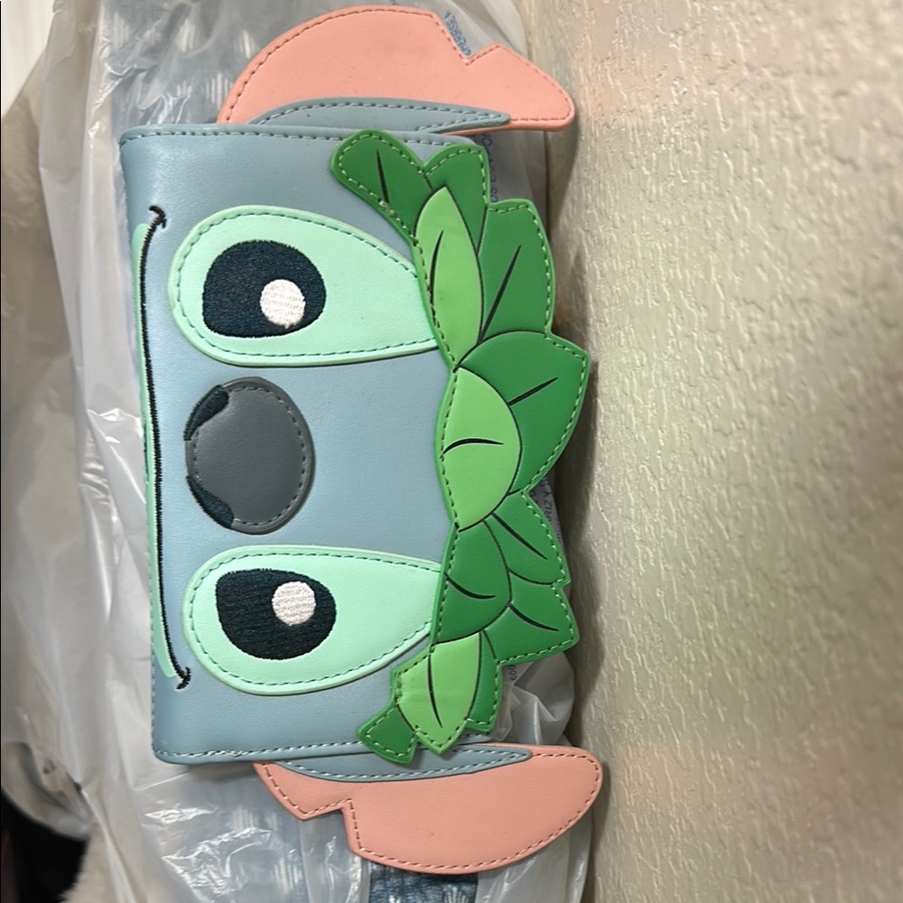Stitch Wallet - Blue and Pink